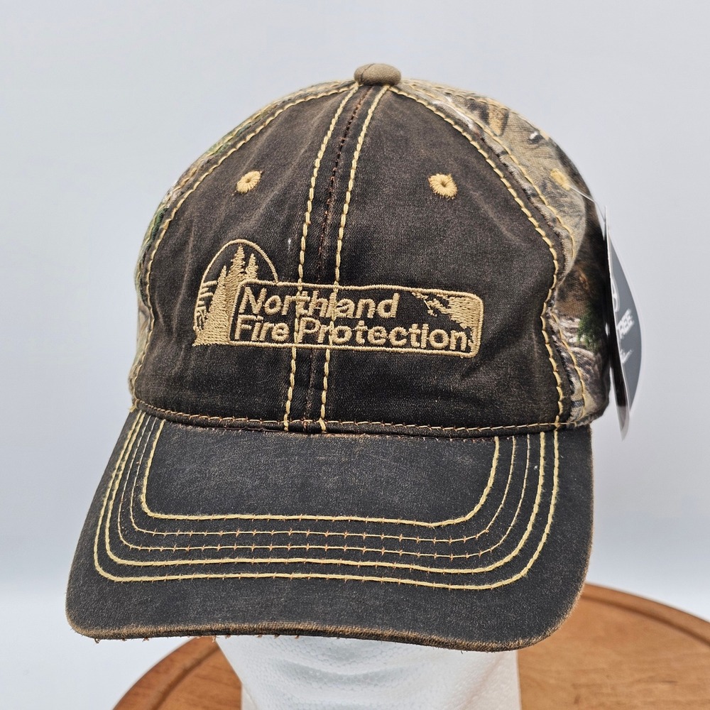 Realtree Xtra Camo Hat‎ Port Authority Distressed Trucker Northland Fire NWT